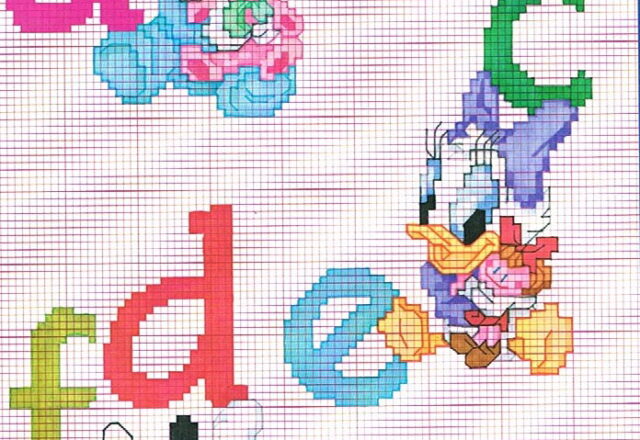 Alfabeto Baby Disney punto croce (1)