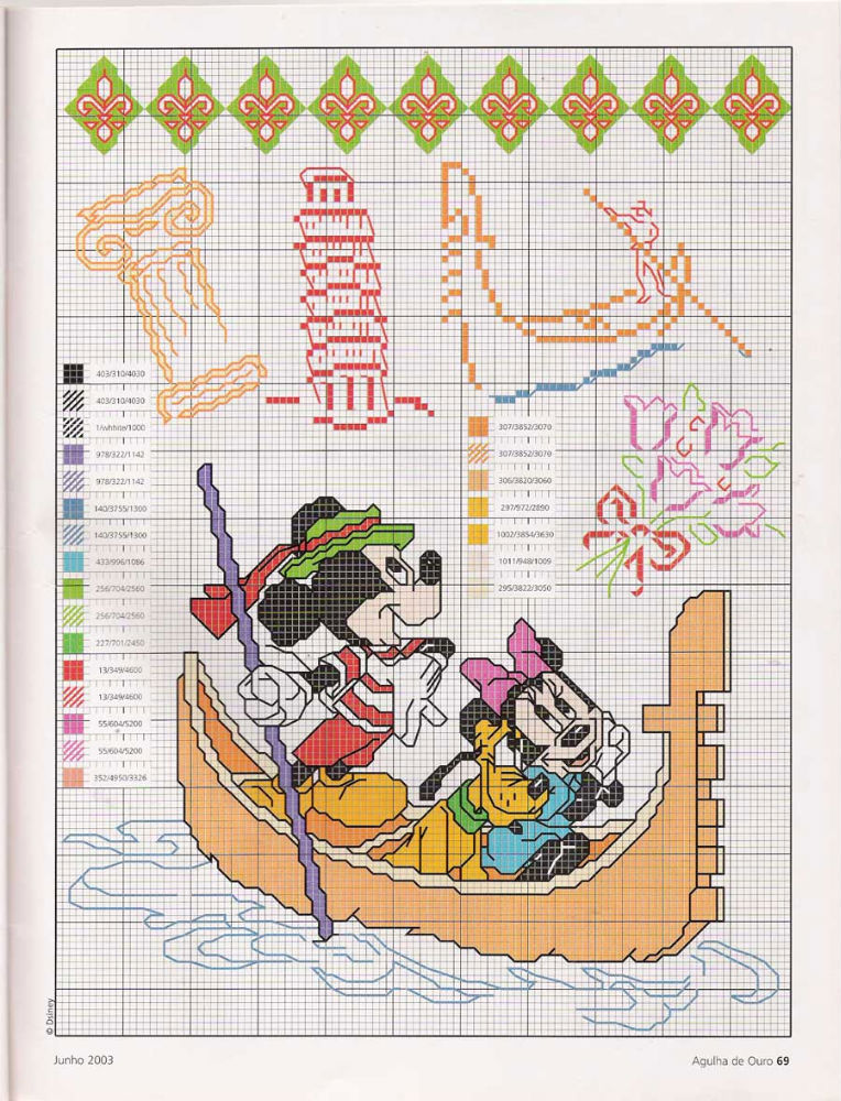 Coppie Disney schemi punto croce d’ Amore (5)