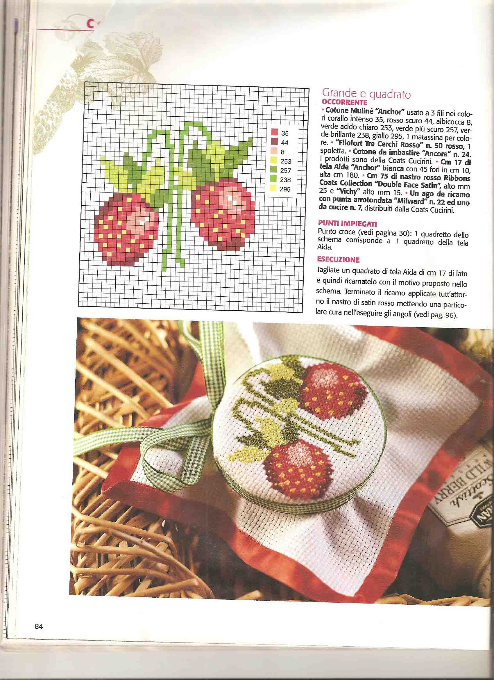 Copribarattoli marmellate fragola punto croce (3)