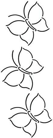 DISEGNO DA RICAMARE FARFALLE