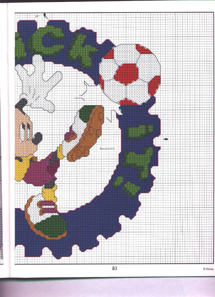 Disney sport schemi punto croce gratis (4)