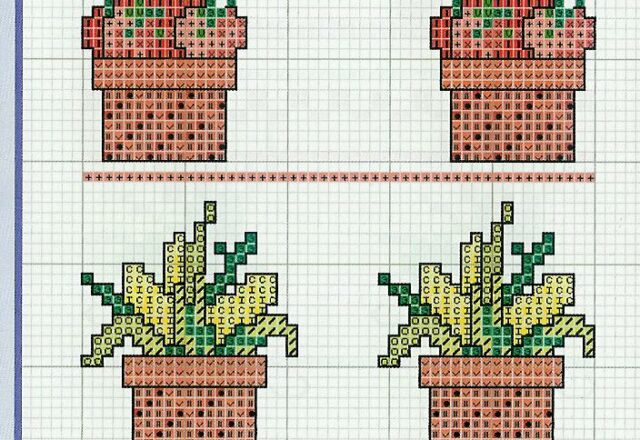 Fichi fragole e cavolfiore schemi punto croce gratis
