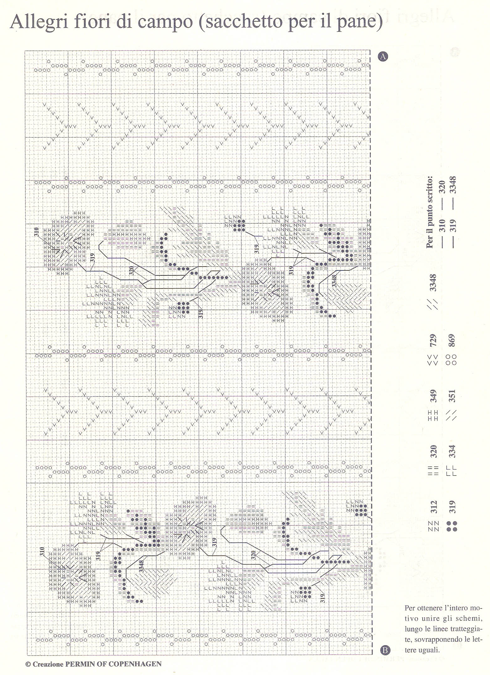 Fiori di campo schema punto croce (6)