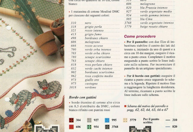 Io amo il mio gatto schema punto croce (7)