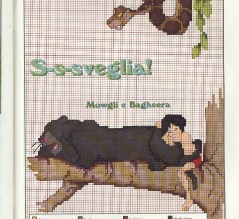 Kaa Mowgli e Bagheera