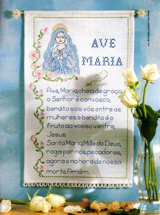 Madonna con preghiera Ave Maria (1)