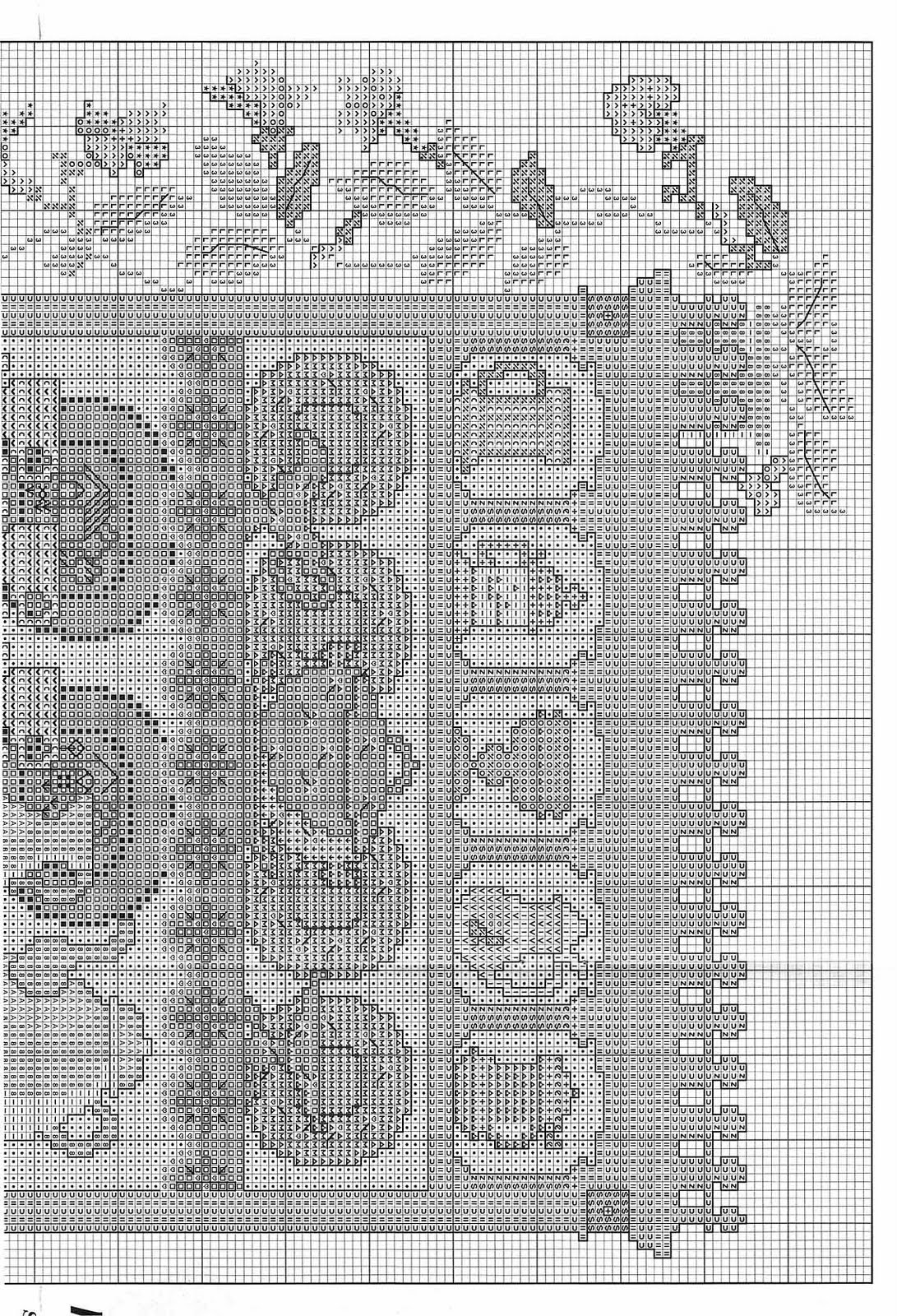 Piattaia bellissima schema punto croce (3)