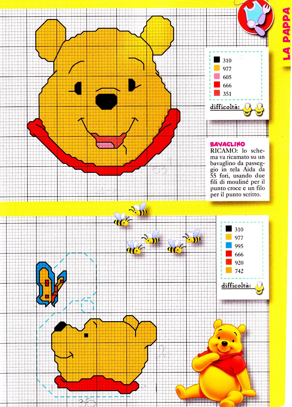 Punto croce Winnie The Pooh 1