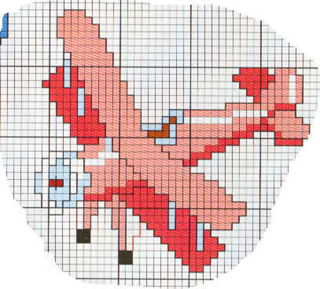 Punto croce schemi bavetti 5313