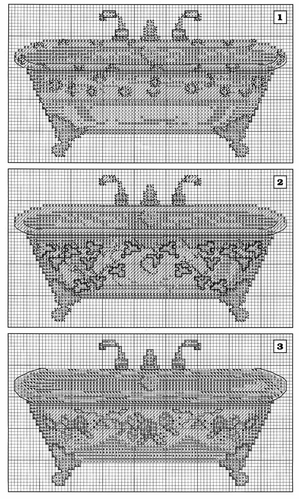 Quadro punto croce bagno con vasche (2)