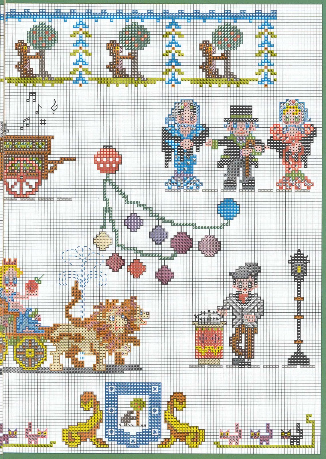 Sampler punto croce per cameretta bimbi (3)