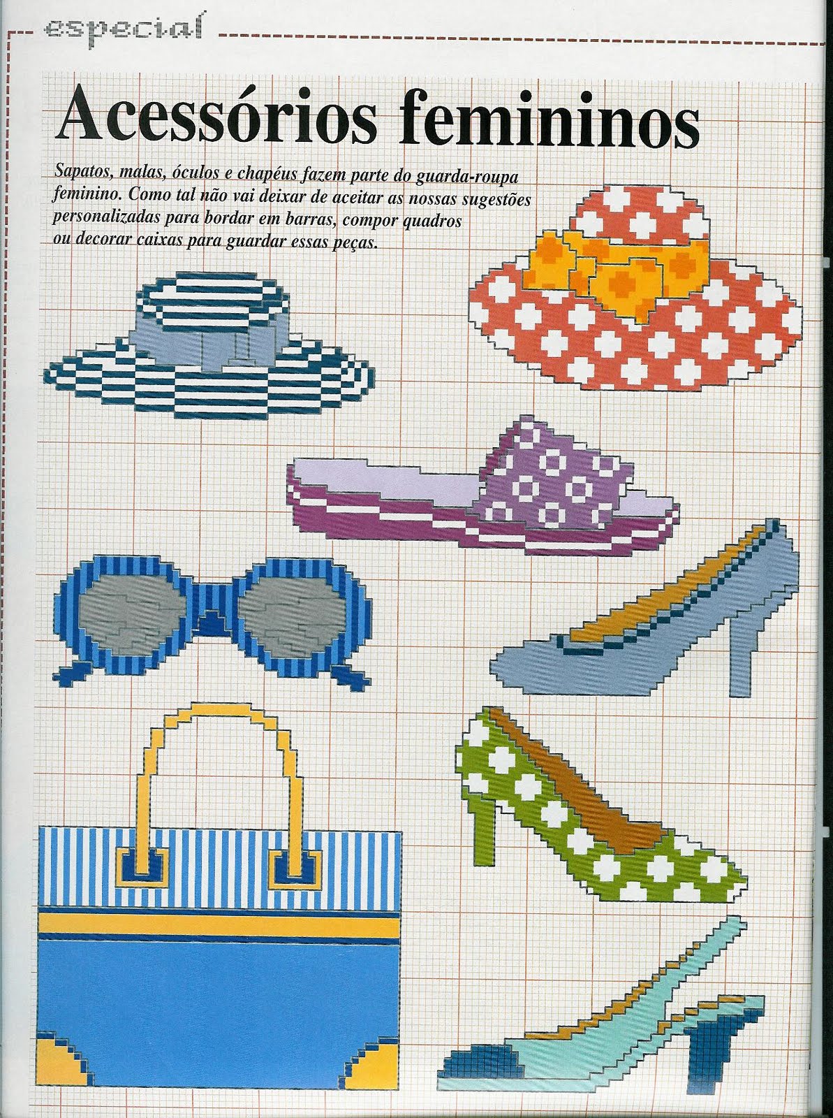 Scarpe e accessori schema punto croce (1)