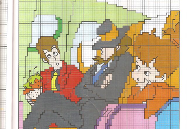 Schema punto croce Lupin e Jigen