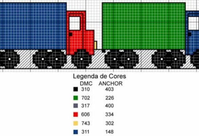 Schemi punto croce piccoli per bavaglini 9745