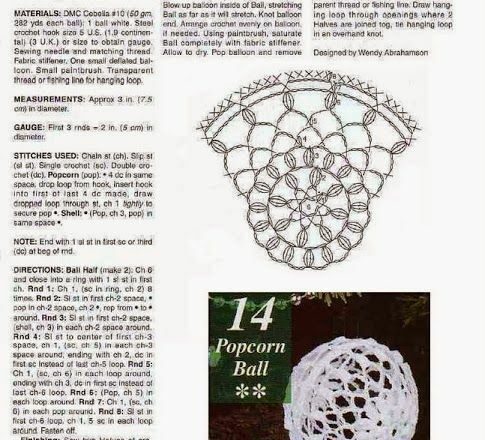 Sfere natale all’ uncinetto (6)