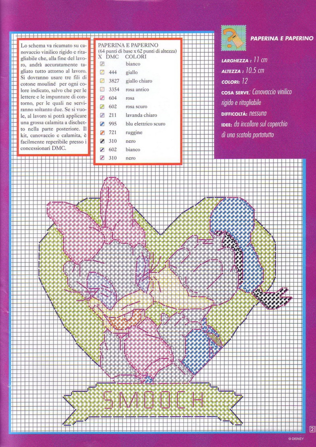 Toppe schemi punto croce con Topolino Minnie Pluto Paperino Paperina (2)