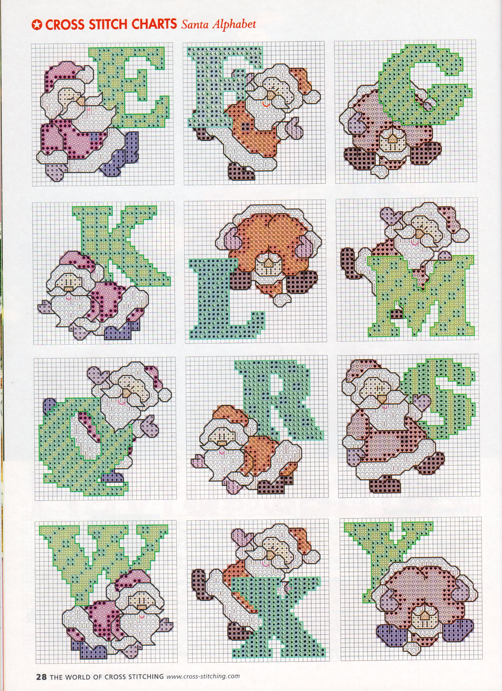 alfabeto di Natale con Babbo Natale (2)