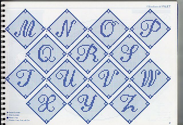 alfabeto filet rombi (2)