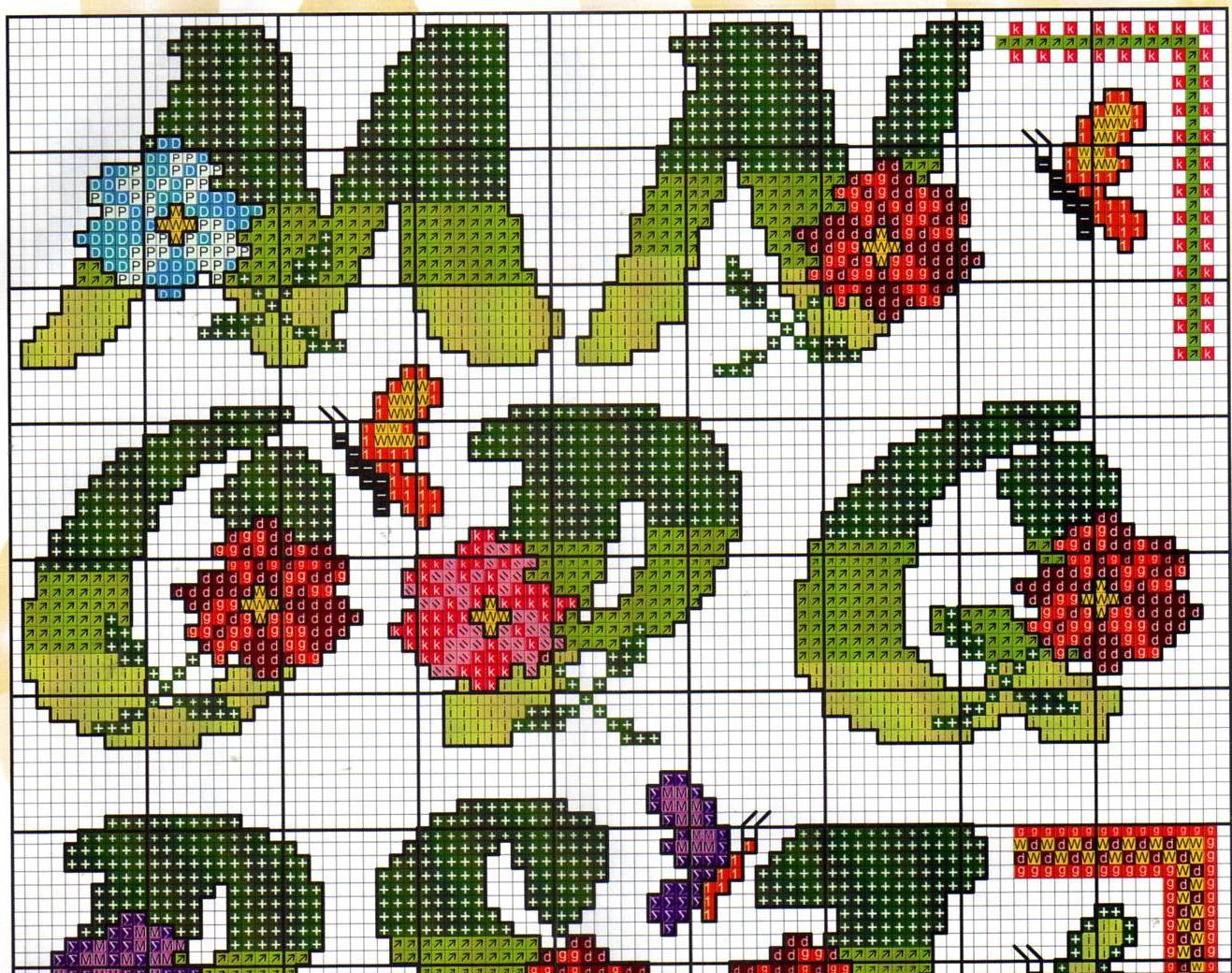 alfabeto fiori farfalle15