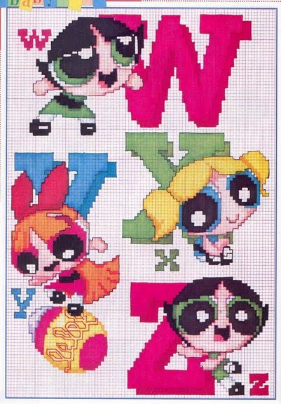 alfabeto le superchicche (The Powerpuff Girls) (6)