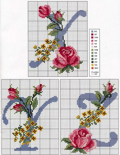 alfabeto rose fiorellini gialli (9)