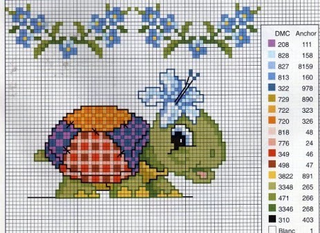 animali bambini tartaruga fiore