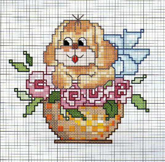 animali cane tra fiori