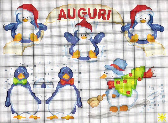 animali pinguini