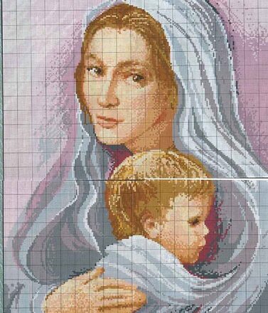 bellissima Madonna con bambino (1)