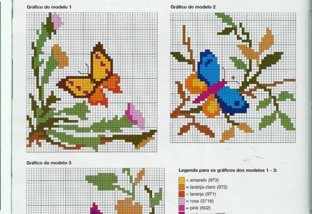 bellissime farfalle realistiche di media grandezza