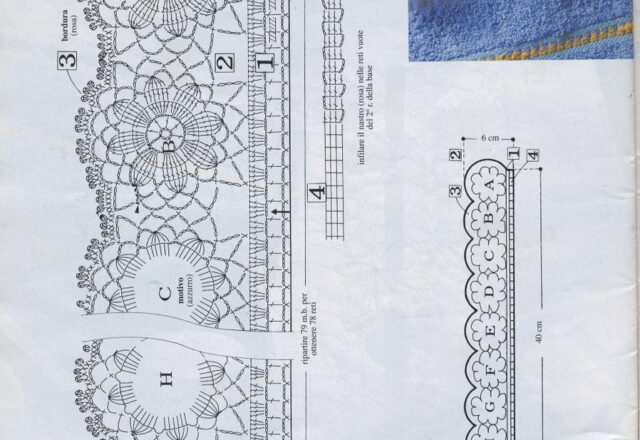 bordi asciugamani uncinetto fiori (3)
