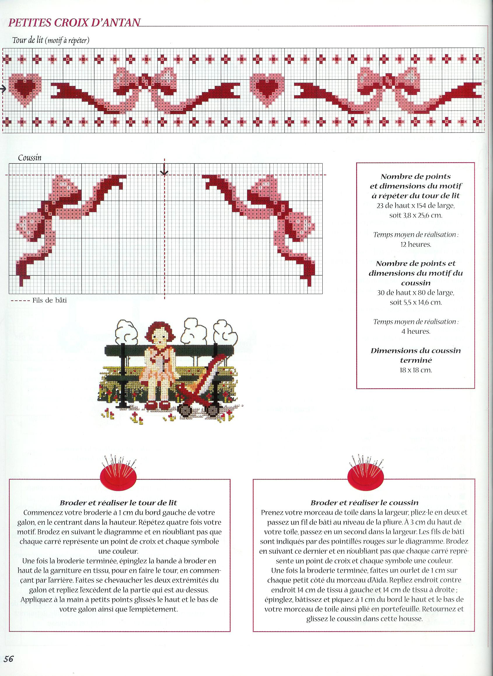 bordura e angoli con fiocchi