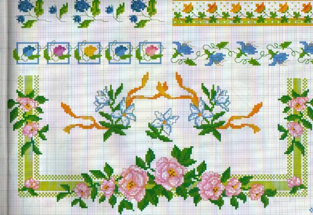 bordure rose cornice