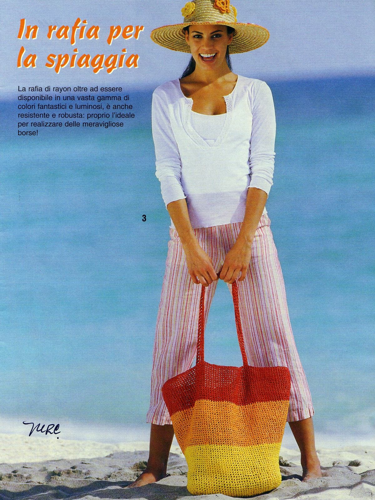 borsa rafia fasce colorate (1)