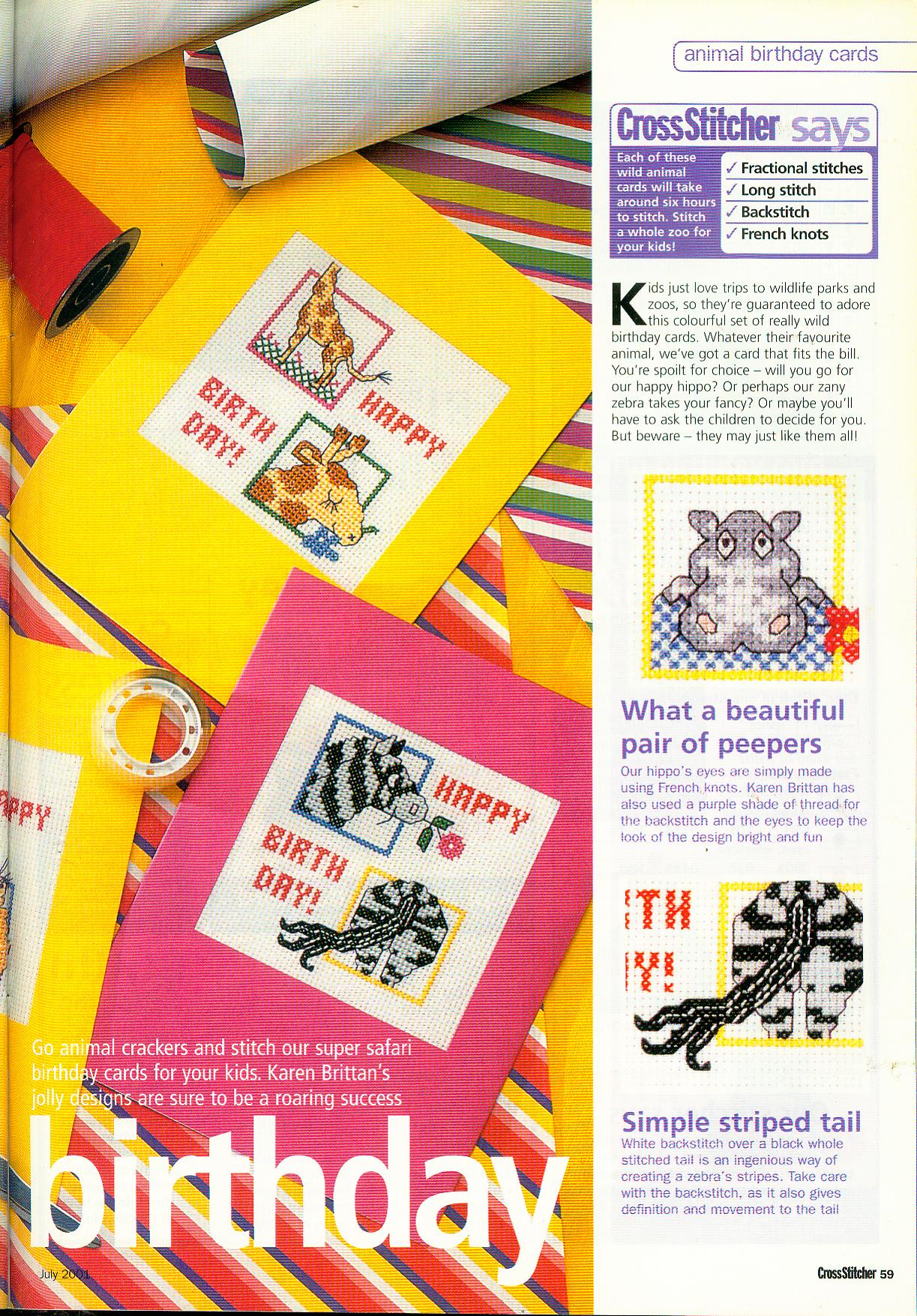 cartoline di compleanno con animali punto croce (1)