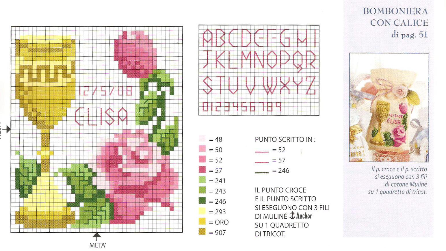 comunione calice con rose