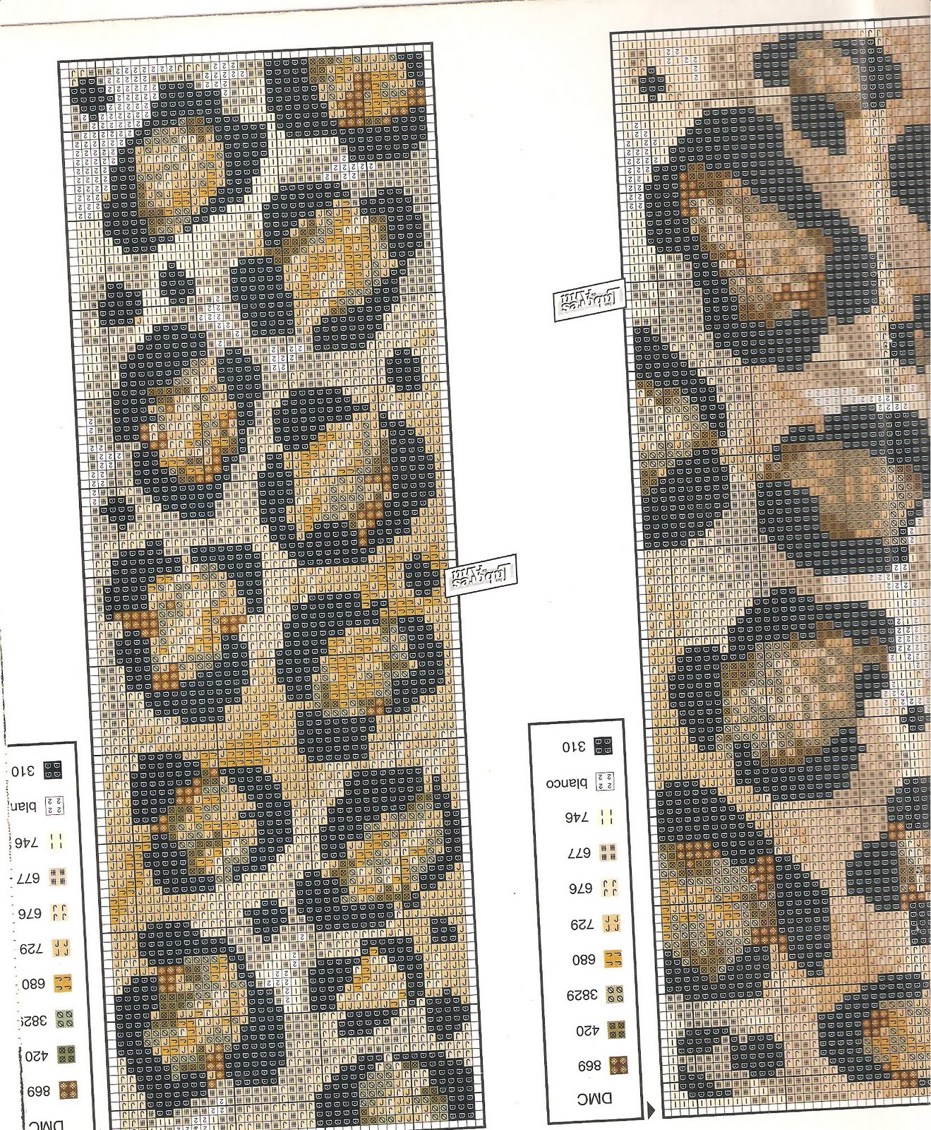 cuscini a punto croce tigrato e leopardato tigre e leopardo (4)
