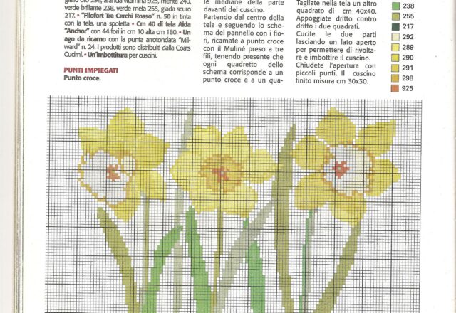 cuscino con narcisi (2)