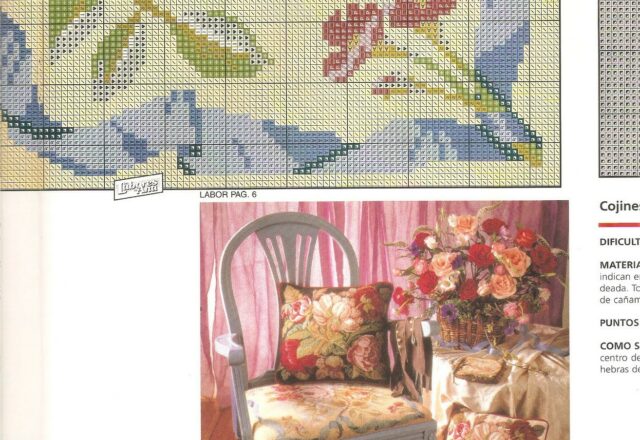 cuscino con nastro azzurro e bellissimi fiori al centro (2)