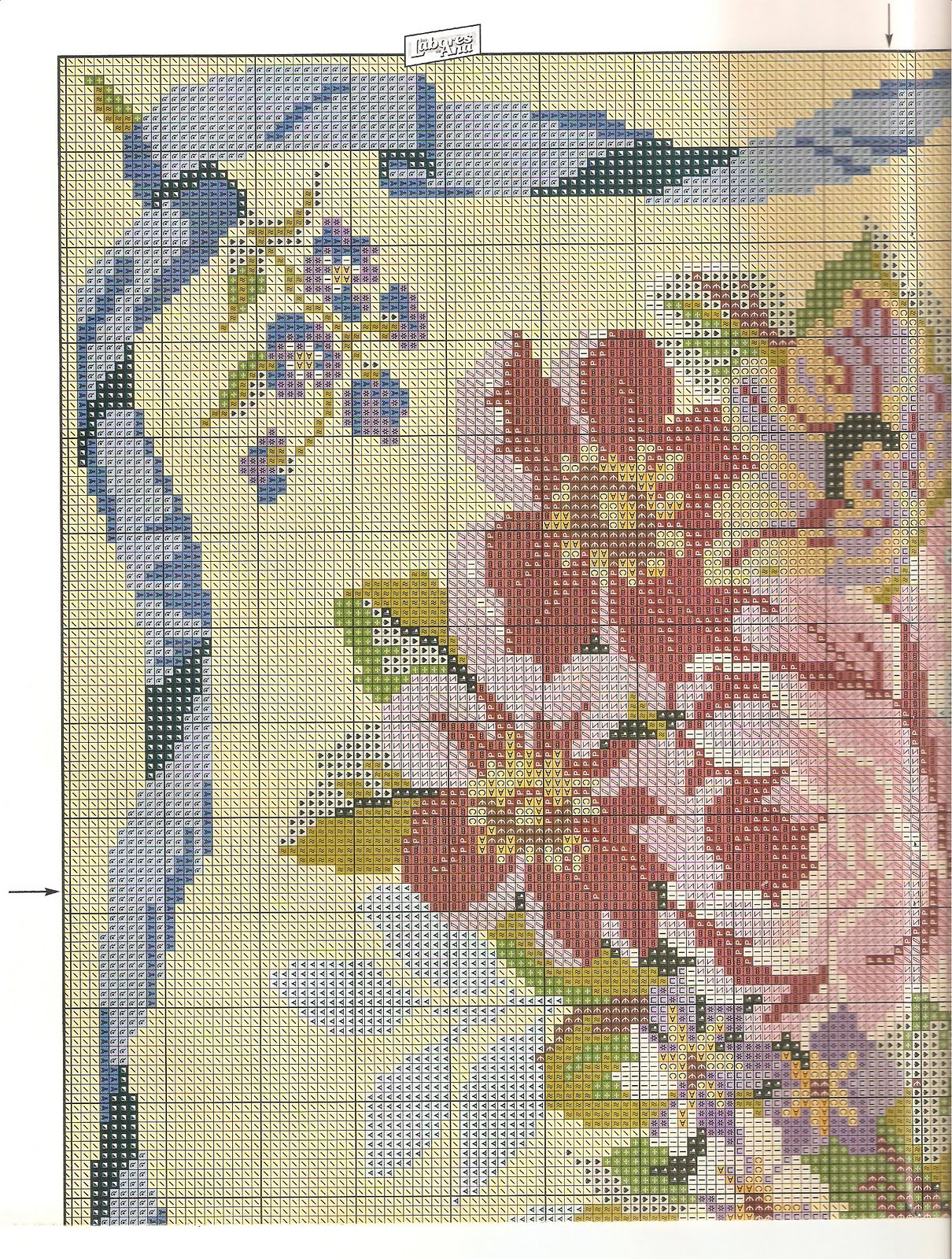 cuscino con nastro azzurro e bellissimi fiori al centro (4)
