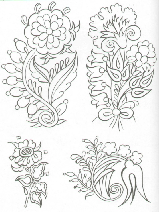 disegni da ricamare fiori
