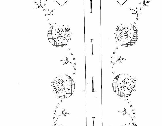 disegno da ricamare per camicia colletto