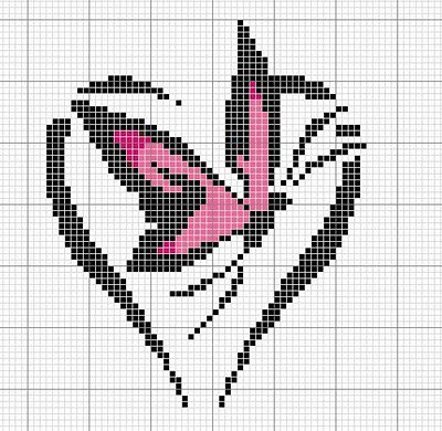farfalla dentro cuore
