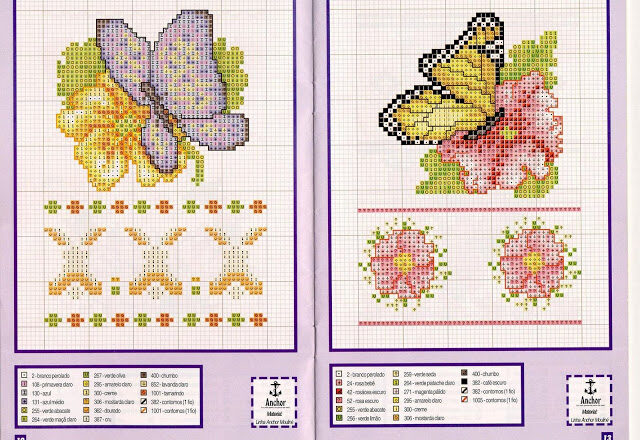 farfalle su fiori