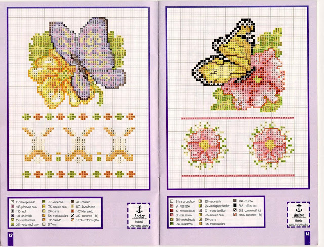 farfalle su fiori