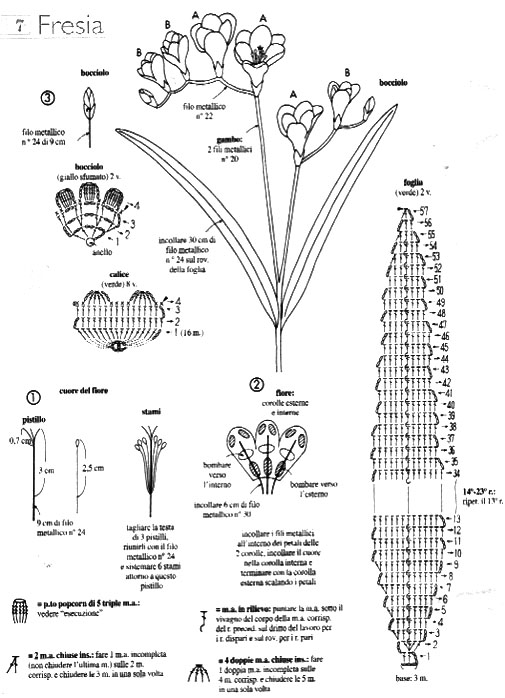 fiori uncinetto fresia2