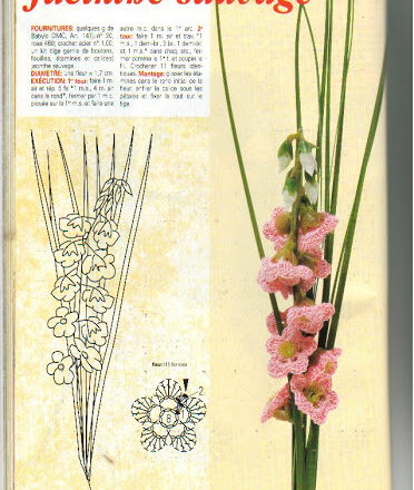 fiori uncinetto rosa chiaro