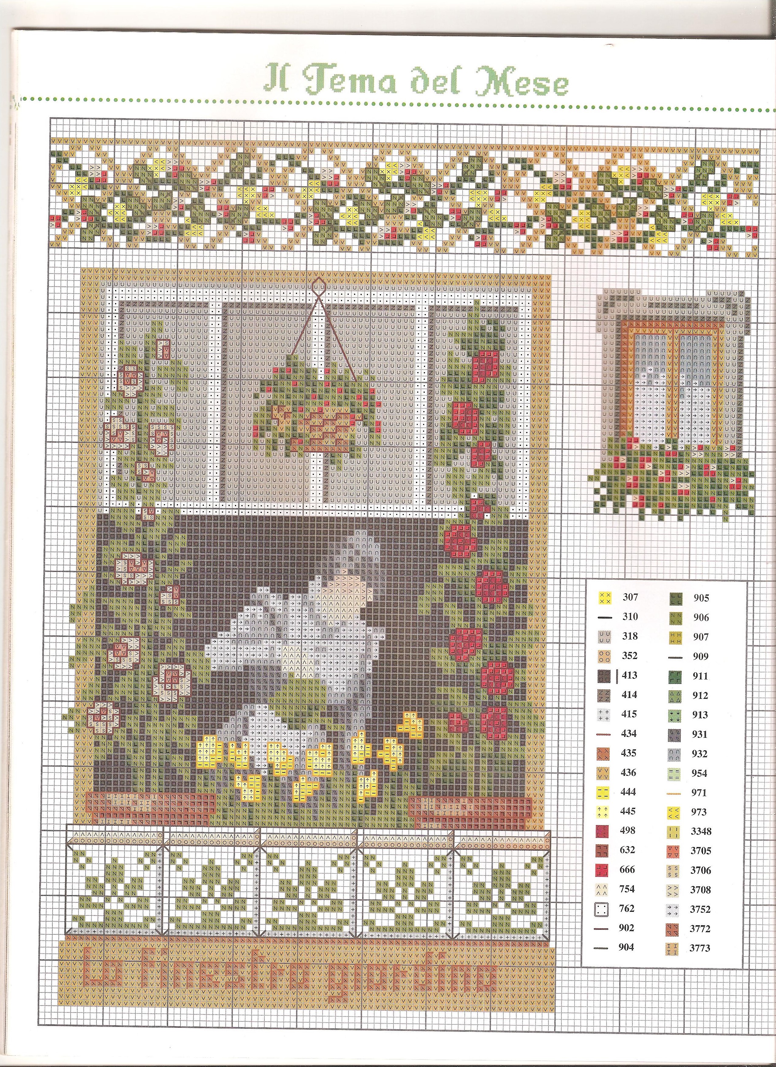 giardino finestra in fiore