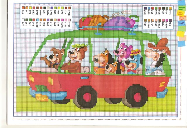 gruppo personaggi hanna-barbera