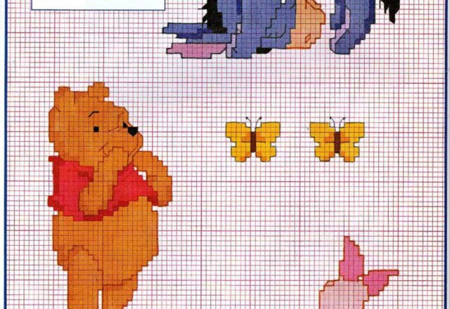 ih-oh pooh pimpi punto croce 365